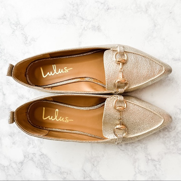 Lulu’s | gold flats - Picture 2 of 8